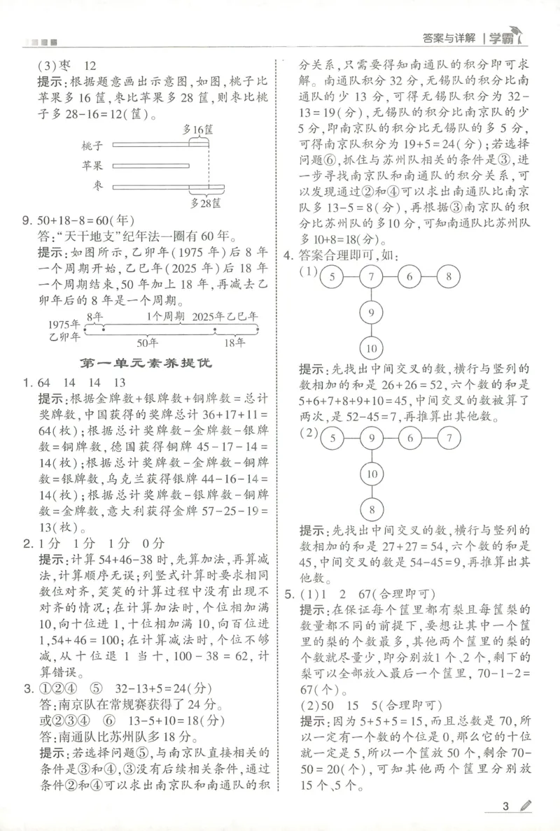 答案BS数学2下_2026春季学期_26春五星学霸_数学《五星学霸》北师26春_2026春《五星学霸》数学BS2下