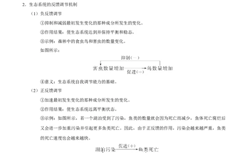 解密22生态系统的稳定性、生物多样性及环境保护（讲义）-高频考点解密2021年高考生物二轮复习讲义+分层训练_新高考复习资料_2021年新高考资料