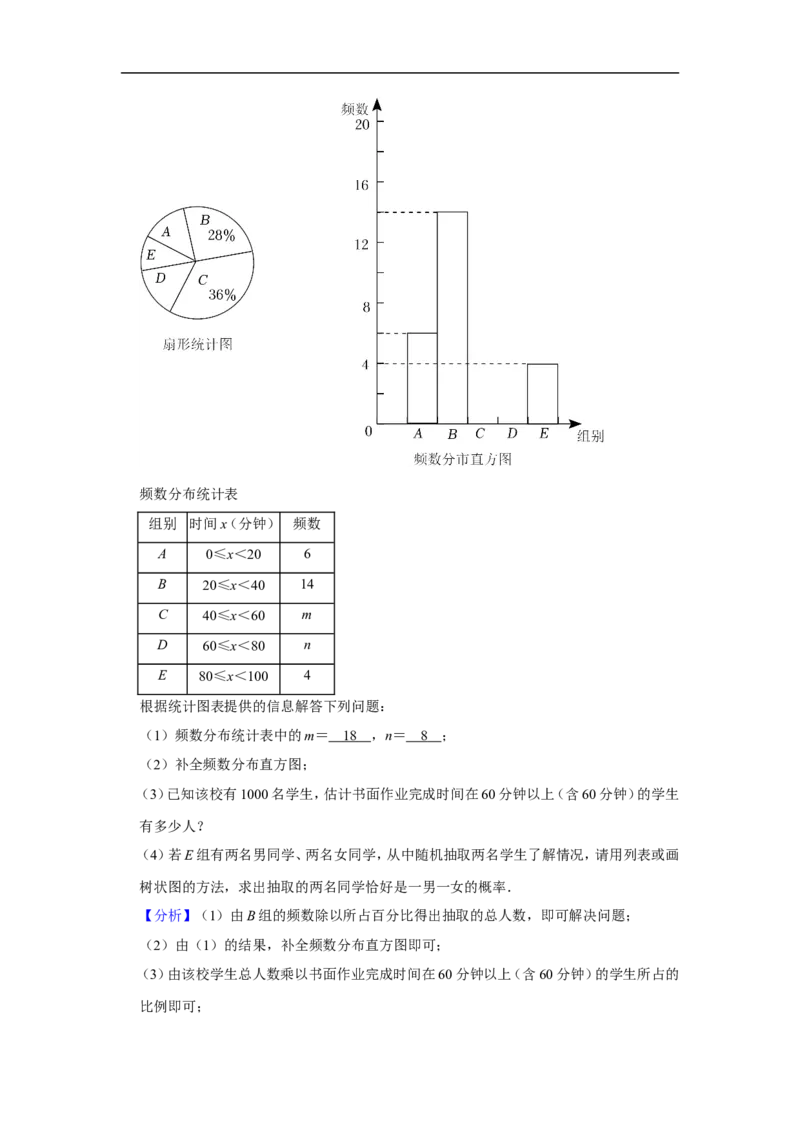 2022年湖南省张家界市中考数学试卷_中考复习资料_语数英物化_2数学中考复习_2025中考复习资料_中考真题（近三年）_2022年全国中考数学150份