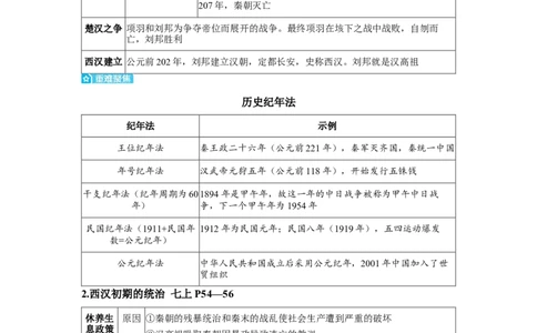 板块四中国古代史第三单元秦汉时期：统一多民族国家的建立和巩固知识点+试卷_8历史中考复习_2026年中考复习（更新中）_2026年中考历史一轮复习知识点+试题