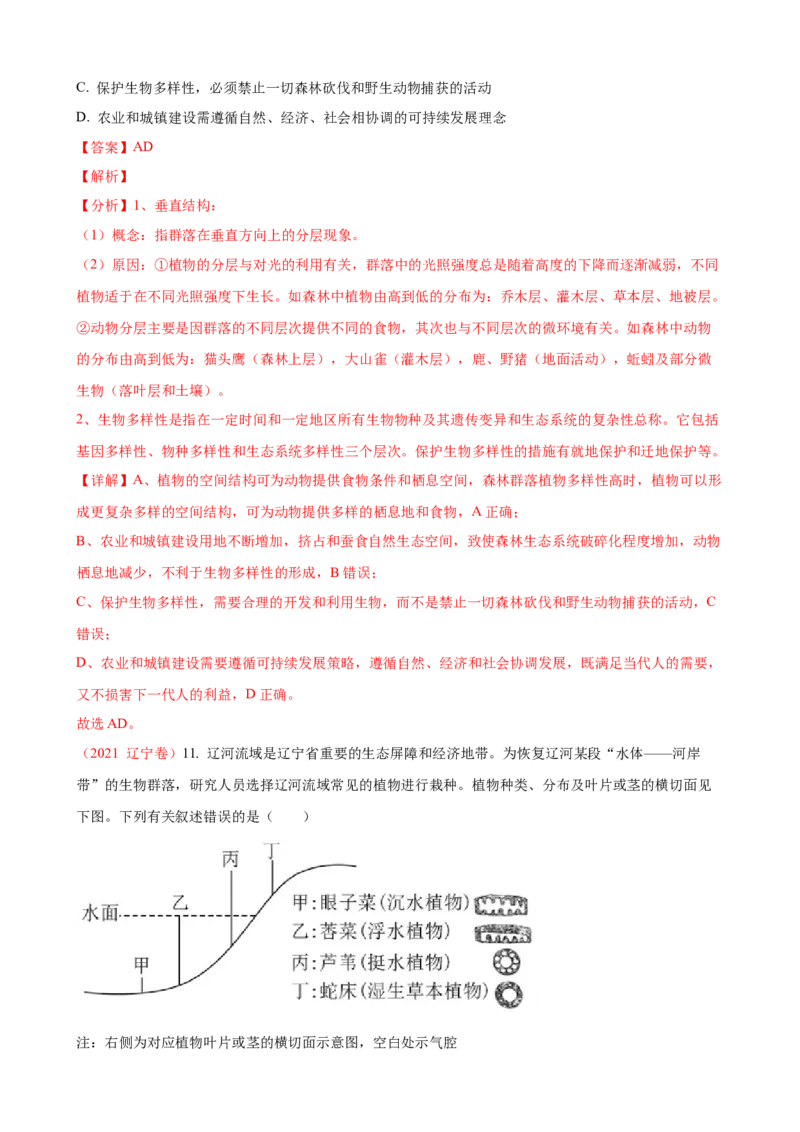 解密16生态系统及其稳定性（讲义)（教师版）_新高考复习资料_2023年新高考复习资料_二轮复习_高频考点解密2023年高考生物二轮复习讲义+分层训练（全国通用）288808838