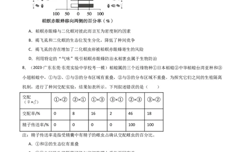 选择性必修2生物与环境测试卷（原卷版）_新高考复习资料_2024年新高考复习资料_一轮复习资料_完备战2024年高考生物一轮复习考点帮（新高考）_选择性必修2