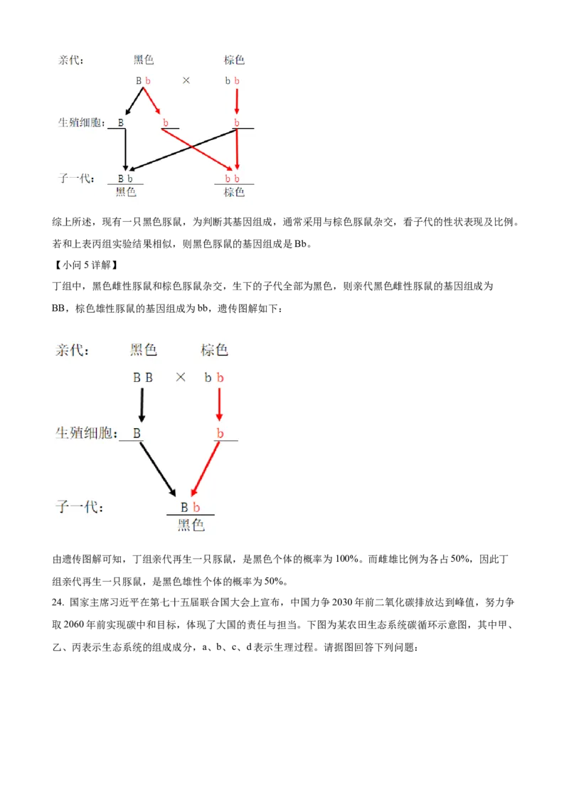 精品解析：2022年山东省菏泽市中考生物真题（解析版）_6生物中考复习_2025中考复习资料_中考真题（近三年）_2022年生物中考真题114份_精品解析：2022年山东省菏泽市中考生物真题