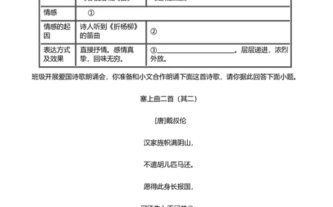 2024年中考九年级语文专题复习：诗歌鉴赏(含答案)_中考复习资料_语数英物化_1语文中考复习_2024年中考资料_二轮复习_2024年中考九年级语文二轮专题复习（含答案）_875
