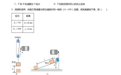 2024年广东省广州市天河区中考物理一模试卷-解析版_初中近3年全区全科一模真题_2024年广州初三一模各区全科真题卷（70份）_物理2024年广州中考一模