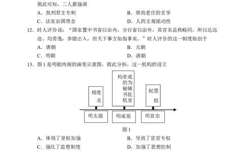 辽宁省丹东市2025-2026学年高一上学期教学质量调研测试历史试卷_2025年12月高一试卷_251217辽宁省丹东市2025-2026学年高一上学期教学质量调研测试（全）