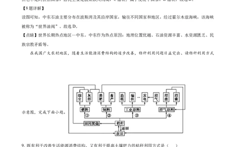 精品解析：2022年山东省枣庄市中考地理真题（解析版）_7地理中考复习_2025中考复习资料_中考真题（近三年）_2022年中考地理试卷104份_精品解析：2022年山东省枣庄市中考地理真题