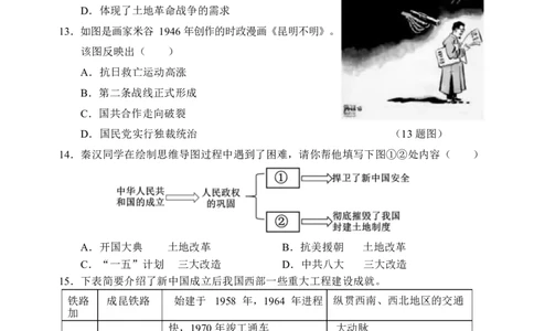 辽宁省重点高中沈阳市郊联体2025-2026学年高一上学期期末历史试卷_2026年02月高一试卷_260201辽宁省重点高中沈阳市郊联体2025-2026学年高一上学期期末（全）