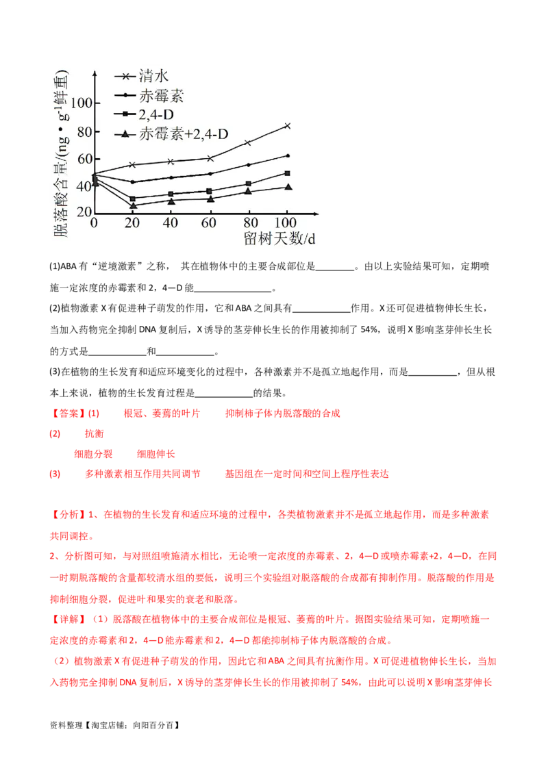 选择性必修1稳态与调节测试卷（解析版）_新高考复习资料_2024年新高考复习资料_❤专项复习资料_完一轮测试备战2024年高考生物按教材测试卷（新教材新高考）