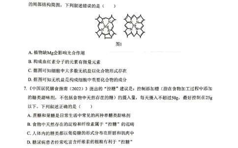 贵百河2025-10月考高一生物试卷_2025年10月高一试卷_251022广西贵百河2025-2026学年高一上学期10月考试卷_贵百河2025-10月考高一生物试卷含答案