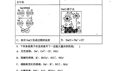 辽宁省七校协作体2025-2026学年高一上学期期中化学试卷含答案_2025年12月高一试卷_251203辽宁省七校协作体2025-2026学年高一上学期11月期中联考（全）