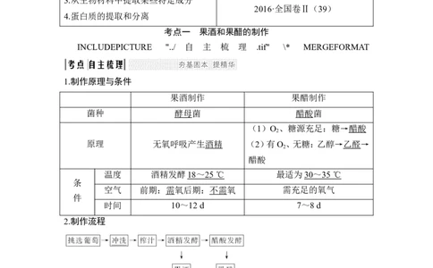选修一第36讲_新高考复习资料_2022年新高考复习资料_2022年一轮复习最新版_1.2022年高考生物一轮复习全国通用版_2022年新高考生物一轮复习讲义（最新版）_赠送word习题库_选修1