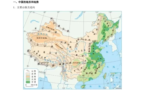 考点15中国的自然环境-备战2023年中考地理考点一遍过_7地理中考复习_2023年中考复习资料_专项复习_2023年中考地理考点一遍过-----