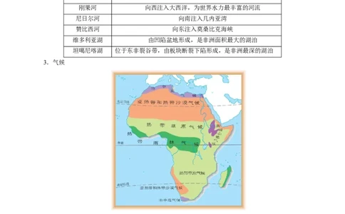 考点11撒哈拉以南非洲和澳大利亚-备战2023年中考地理考点一遍过_7地理中考复习_2023年中考复习资料_专项复习_2023年中考地理考点一遍过-----