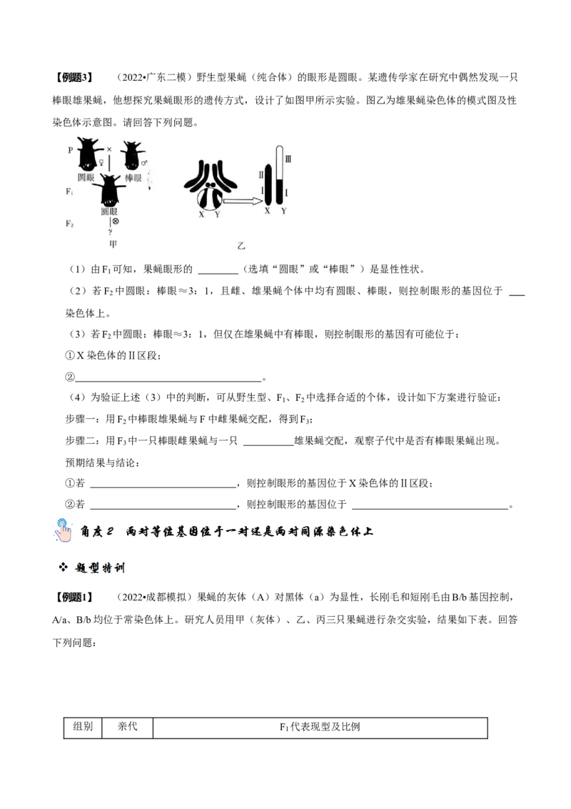 题型14妙用假说-演绎法，化解基因定位难题（题型归纳）（原卷版）_新高考复习资料_2023年新高考复习资料_二轮复习_技巧点拨备战2023年高考生物二轮题型复习讲解286731240