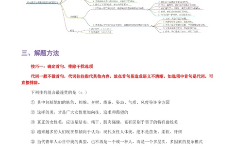专题03句子排序-2024年中考语文一轮复习知识点全覆盖+考查趋势+思维导图+复习要点+解题方法_中考复习资料_语数英物化_1语文中考复习_2024年中考资料_专项复习资料