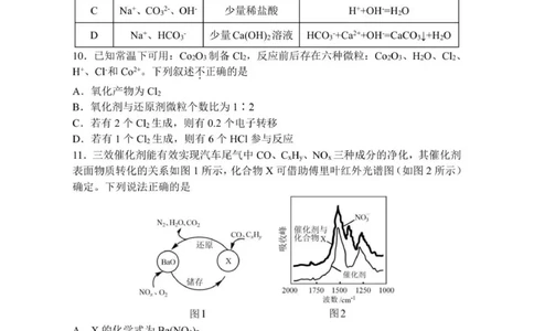 高一化学试卷_2025年10月高一试卷_251013安徽省蚌埠市A层高中2025-2026学年高一上学期10月月考_安徽省蚌埠市A层高中2025-2026学年高一上学期10月月考化学试题（图片版，含答案）