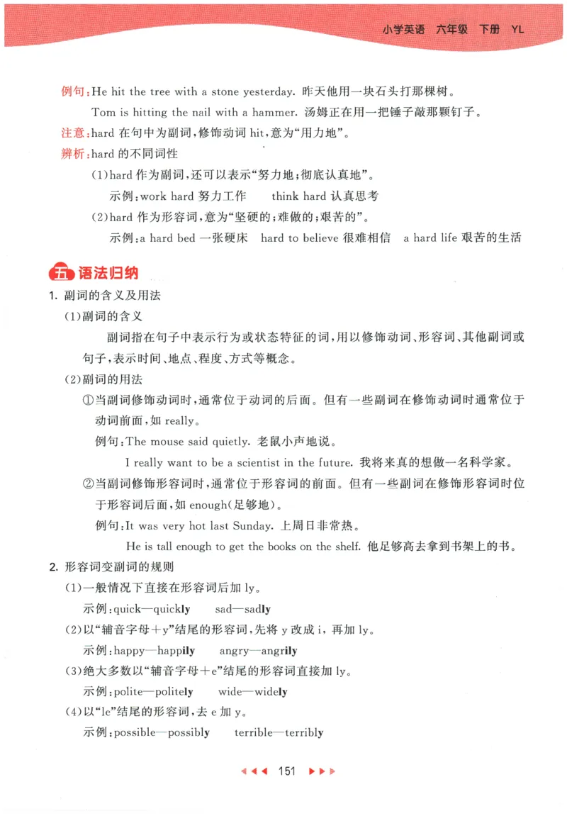 2026春《53天天练》英语YL6下知识清单_2026春小学教辅大合集_7-26春《53天天练》系列_26春《53天天练》英语_26春《53天天练》英语YL_2026春《53天天练》英语YL6下