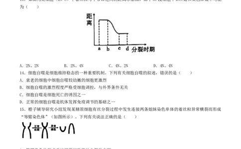 重庆市高2023届高三上学期第一次质量检测生物含答案_生物高考模拟题_新高考_2023年