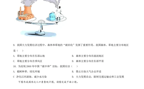 精品解析：2022年湖南省邵阳市中考地理真题（原卷版）_7地理中考复习_2025中考复习资料_中考真题（近三年）_2022年中考地理试卷104份_精品解析：2022年湖南省邵阳市中考地理真题