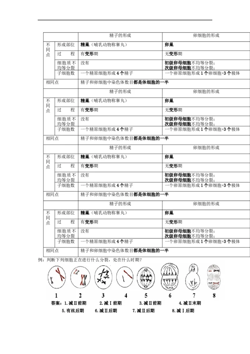 重难点09减数分裂与伴性遗传（原卷版）_通用版（老高考）复习资料_2023年复习资料_专项复习_2023年高考生物热点&middot;重点&middot;难点专练（全国通用）