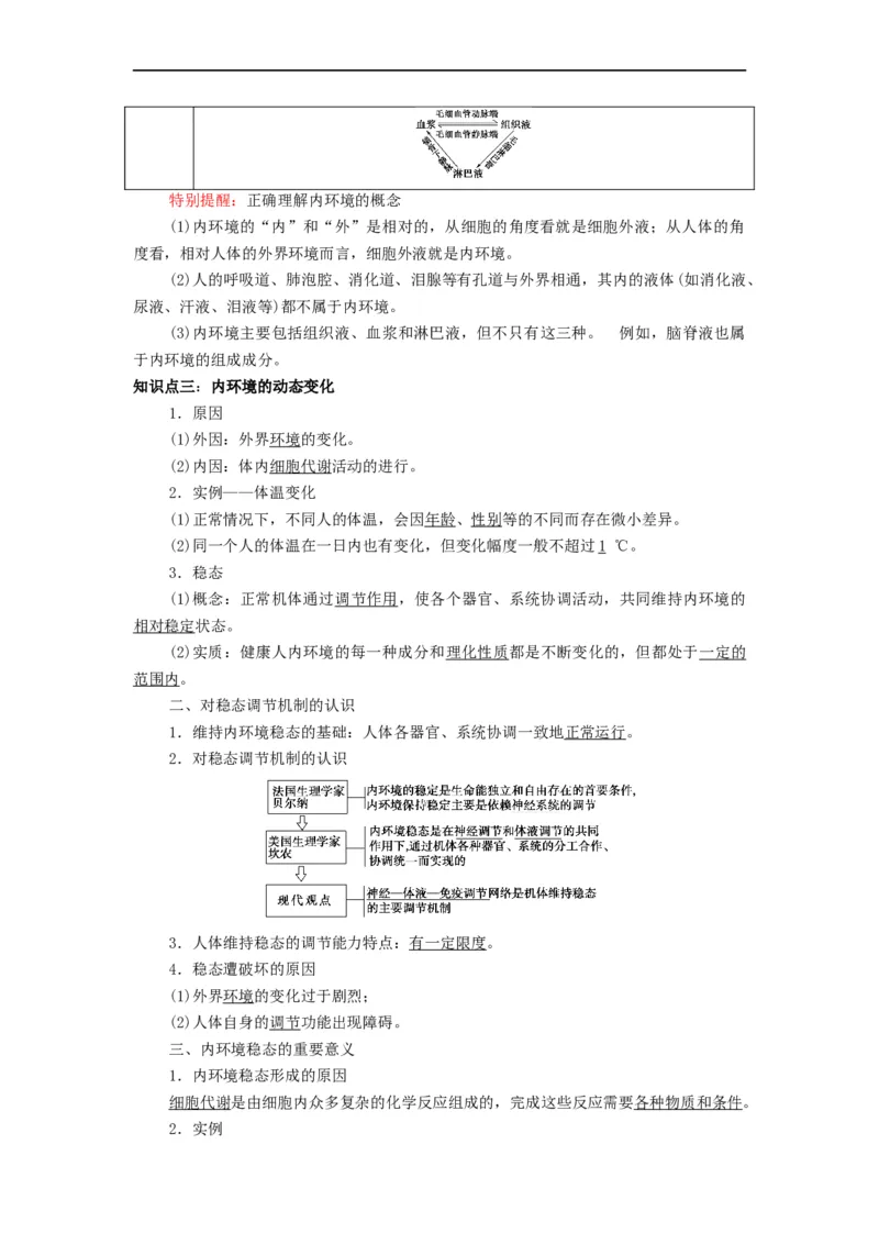 重难点13内环境稳态（原卷版）_通用版（老高考）复习资料_2023年复习资料_专项复习_2023年高考生物热点&middot;重点&middot;难点专练（全国通用）