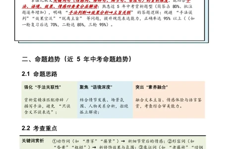 2026年全国中考语文一轮复习讲义：记叙文词句赏析（全国适用）(原卷）_中考复习资料_语数英物化_1语文中考复习_2026年中考复习（更新中）_2026年全国中考语文一轮复习讲义