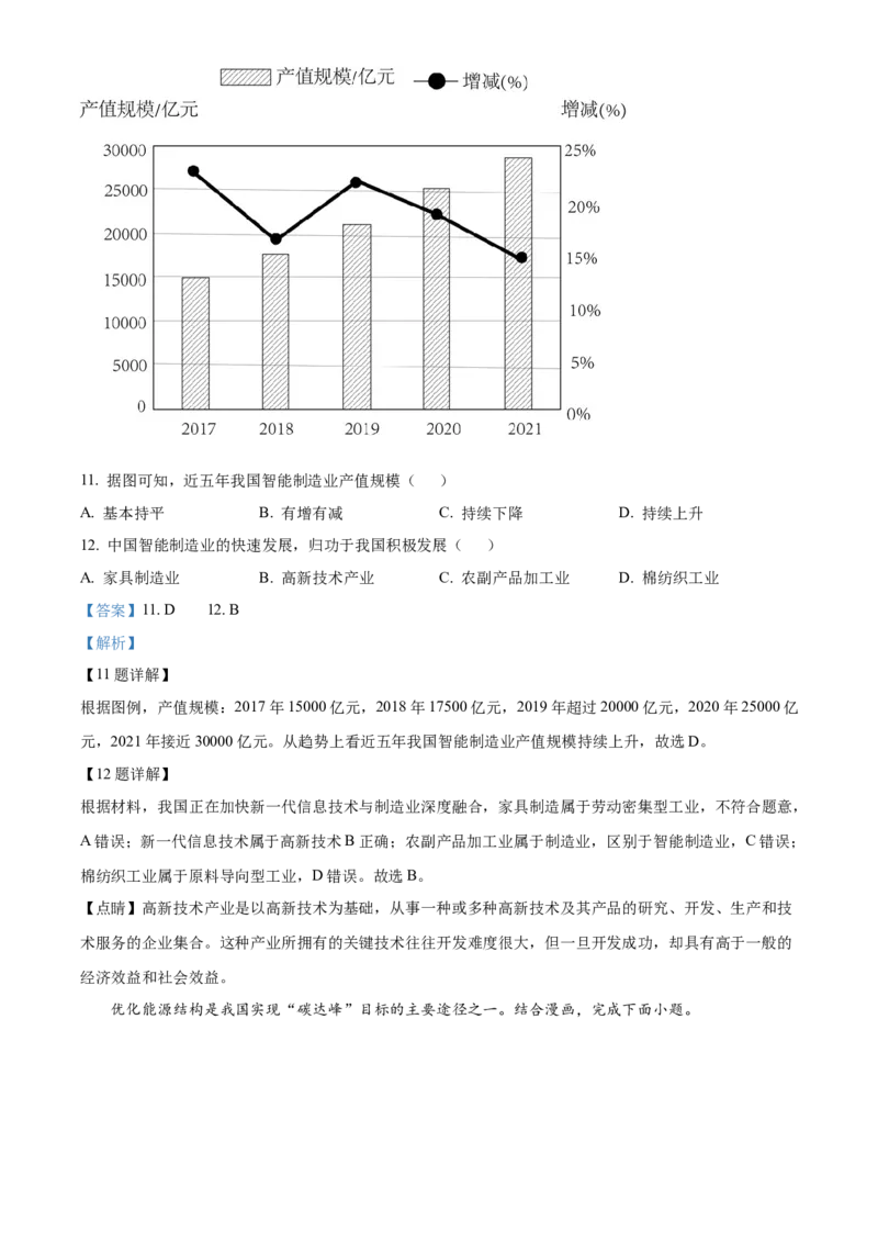 精品解析：2022年湖南省岳阳市中考地理真题（解析版）_7地理中考复习_2025中考复习资料_中考真题（近三年）_2022年中考地理试卷104份_精品解析：2022年湖南省岳阳市中考地理真题