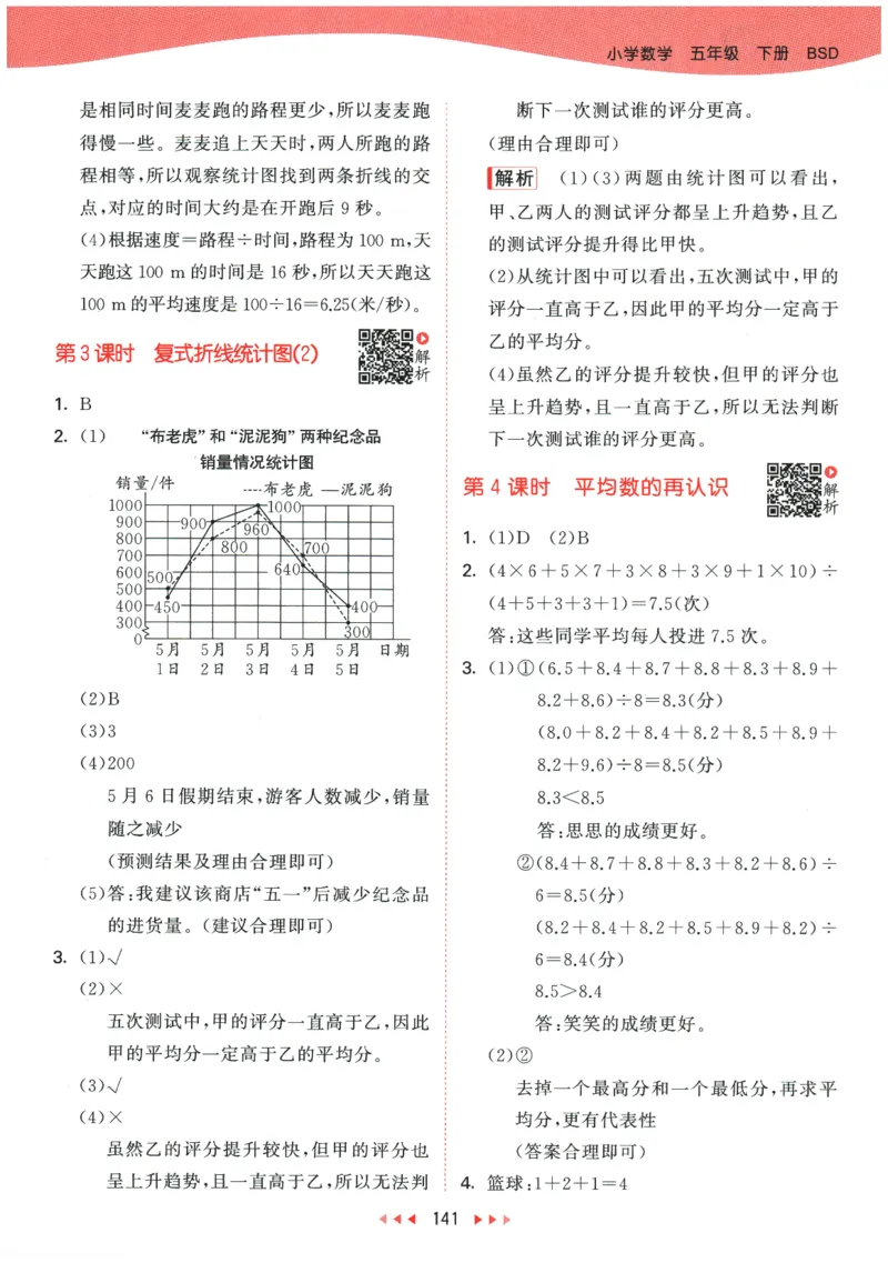 2026春《53天天练》数学BSD5下参考答案_2026春小学教辅大合集_7-26春《53天天练》系列_26春《53天天练》数学_26春北师大版数学1-6年级下册《53天天练》_2026春《53天天练》数学BSD5下