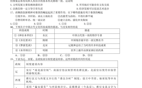 高一历史试题_2025年12月高一试卷_251206浙江省宁波三锋联盟2025-2026学年高一上学期11月期中考试（全）_浙江省宁波市三锋教研联盟2025-2026学年高一上学期期中联考历史试题.zip