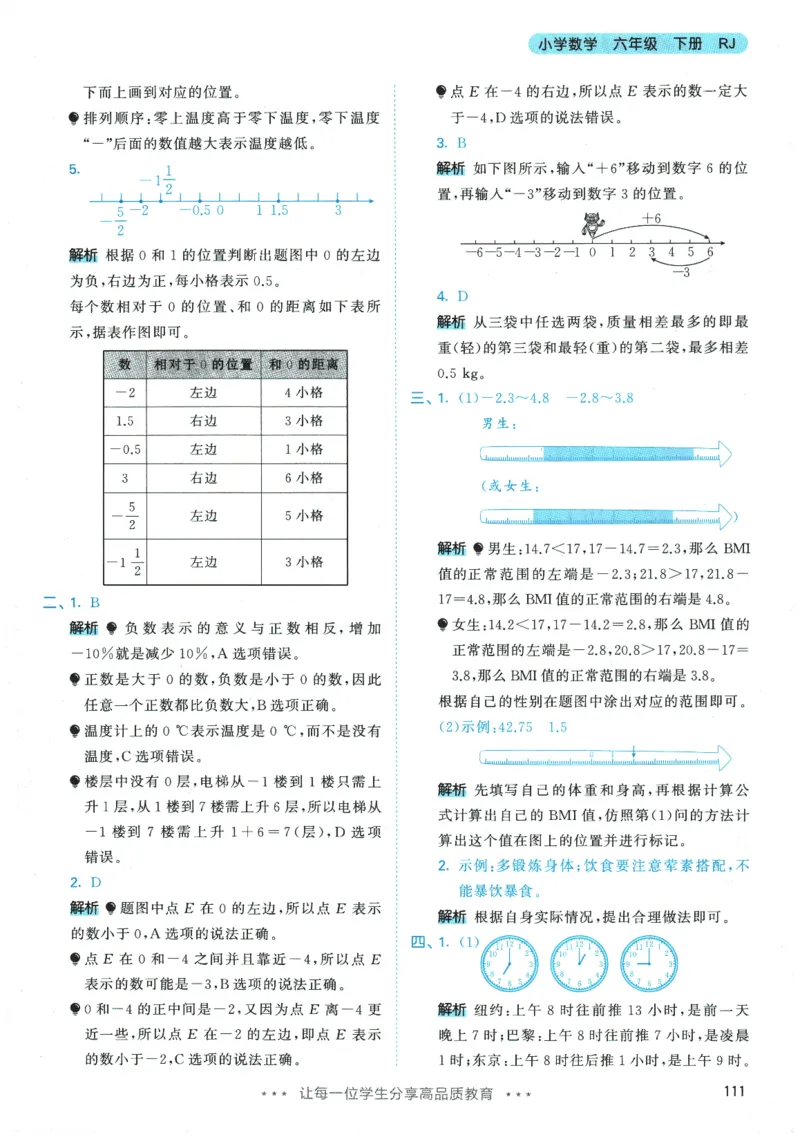 2026春《53天天练》数学RJ6下参考答案_2026春小学教辅大合集_7-26春《53天天练》系列_26春《53天天练》数学_26春人教版数学1-6年级下册《53天天练》_2026春《53天天练》数学RJ6下