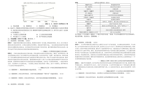高2024级第二学期期中历史试题_2025年04月试卷_0427四川省南充市高级中学2024-2025学年高一下学期期中考试_四川省南充市高级中学2024-2025学年高一下学期期中考试历史Word版含答案