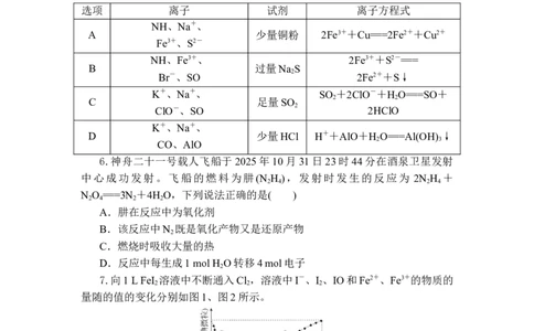 高一化学试题考试版_2025年12月高一试卷_251207湖北省部分高中联考2025-2026学年高一上学期11月期中_湖北省部分高中联考2025-2026学年高一上学期11月期中化学试题含答案