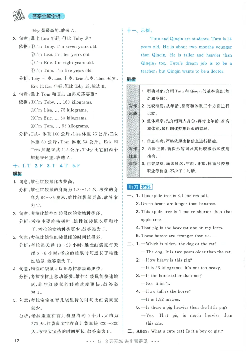 2026春《53天天练》英语PEP6下参考答案_2026春小学教辅大合集_7-26春《53天天练》系列_26春《53天天练》英语_26春《53天天练》英语PEP_2026春《53天天练》英语PEP6下