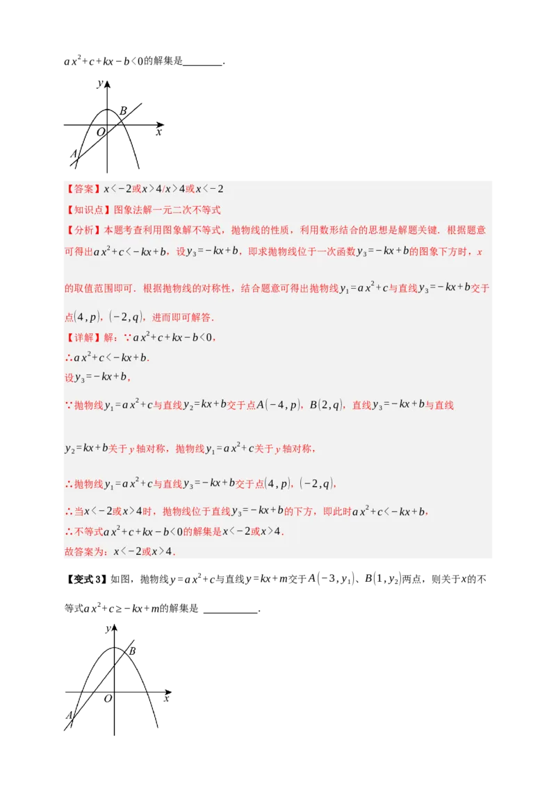 专题04二次函数及其应用十五大考点+知识串讲-2026年中考数学总复习重难考点强化训练（全国通用）(解析版）_中考复习资料_语数英物化_2数学中考复习_2026年中考复习（更新中）