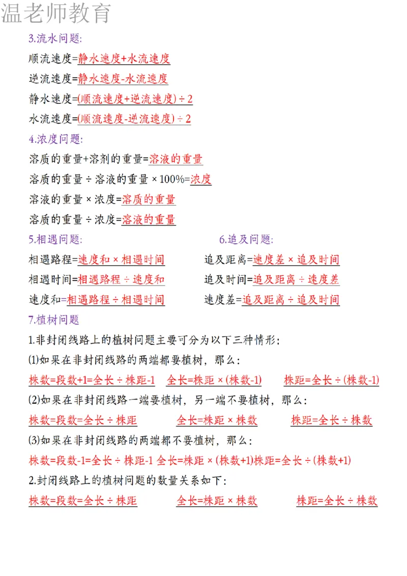 26春五年级下册数学必背公式汇总_2026春人教数学必背公式汇总