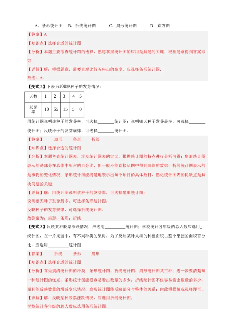 专题01统计（知识串讲+9大考点）-2026年中考数学总复习重难考点强化训练（全国通用）(解析版）_中考复习资料_语数英物化_2数学中考复习_2026年中考复习（更新中）