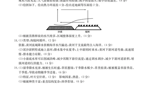金太阳&middot;江西省2025一2026学年高一年级上学期学科期末素养训练地理答案_2026年02月高一试卷_260210金太阳&middot;江西省2025一2026学年高一年级上学期学科期末素养训练（26-237A）（全）