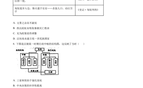 重庆市主城区七校联考2024-2025学年高一上学期期末考试历史试题Word版无答案_2025年03月试卷_0313重庆市主城区七校联考2024-2025学年高一上学期期末考试