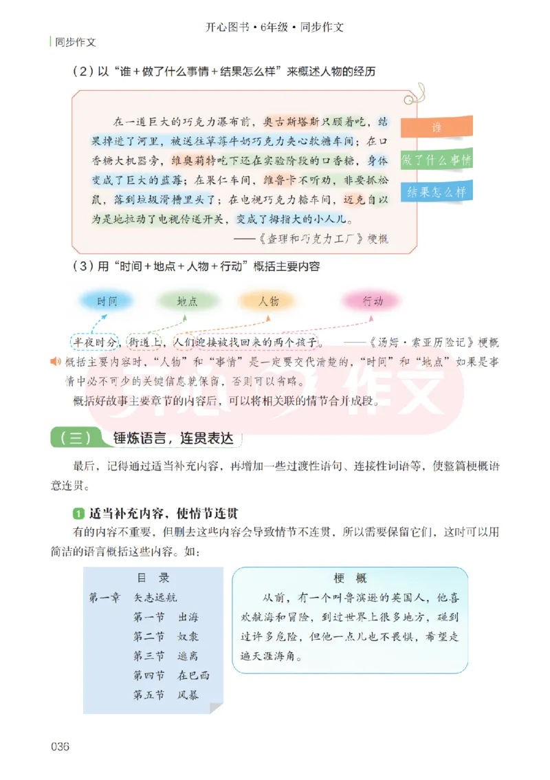 26春《开心同步作文》6年级下_2026春人教语文《开心同步作文》