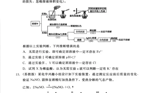 高一化学_2026年02月高一试卷_260206河北省邯郸市魏县NT20考试2025-2026学年高一上学期1月月考_河北省邯郸市魏县NT20考试2025-2026学年高一上学期1月月考化学试题（图片版，含解析）