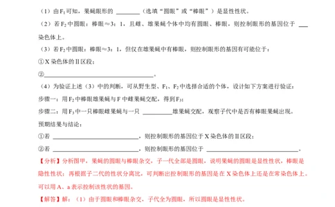 题型14妙用假说-演绎法，化解基因定位难题（题型归纳）（解析版）_新高考复习资料_2023年新高考复习资料_二轮复习_技巧点拨备战2023年高考生物二轮题型复习讲解286731240