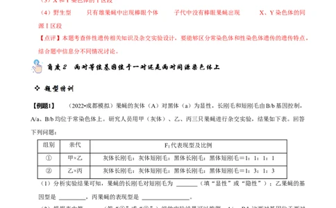题型14妙用假说-演绎法，化解基因定位难题（题型归纳）（解析版）_新高考复习资料_2023年新高考复习资料_二轮复习_技巧点拨备战2023年高考生物二轮题型复习讲解286731240
