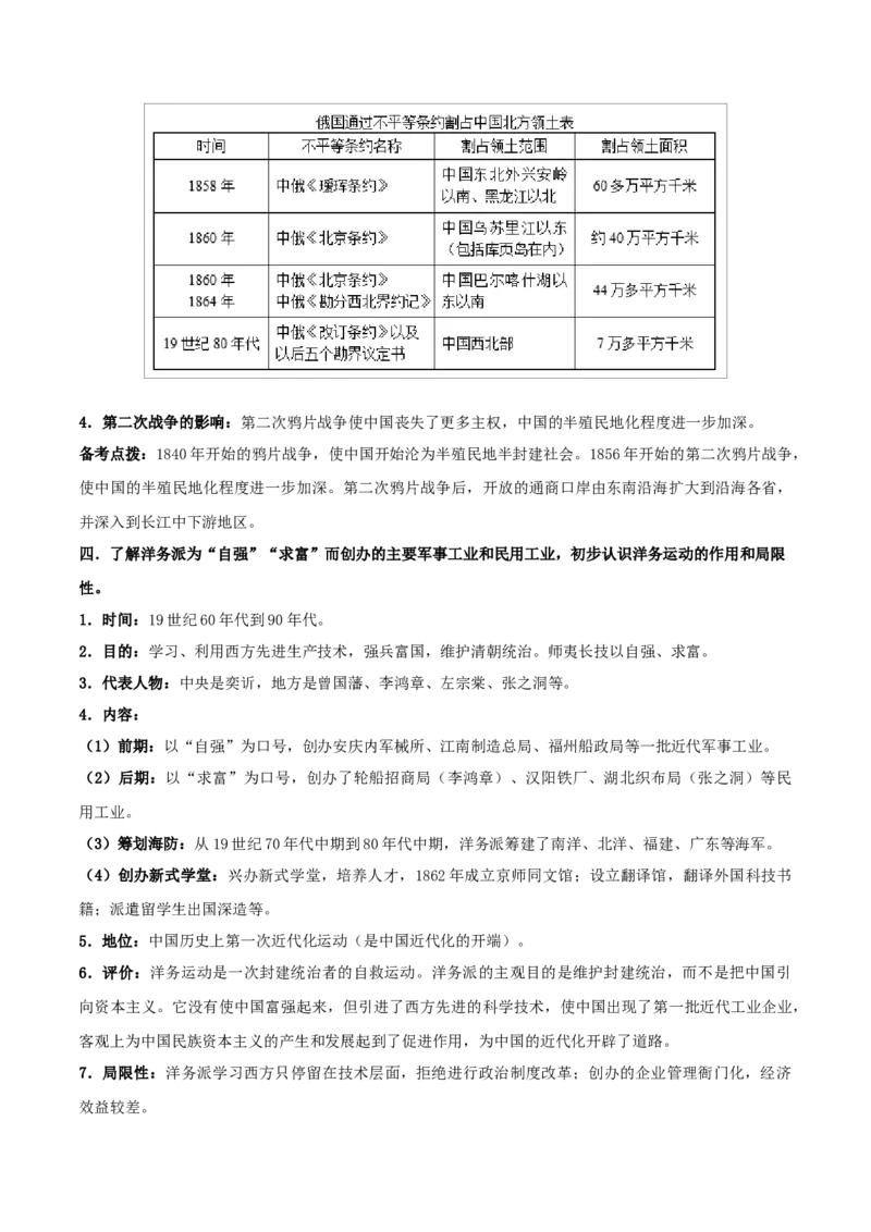重难点05中国开始沦为半殖民地半封建社会、近代化的早期探索与民族危机的加剧（解析版）_8历史中考复习_2023年中考复习资料_专项复习