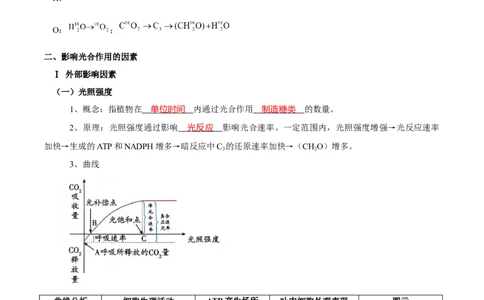 题型6从物质与能量视角探索光合作用（核心知识）（解析版）_新高考复习资料_2023年新高考复习资料_二轮复习_技巧点拨备战2023年高考生物二轮题型复习讲解286731240