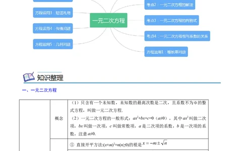 专题05一元二次方程考点精讲（解析版）_中考复习资料_语数英物化_2数学中考复习_2023年中考复习资料_专项复习_中考高分导航备战2023年中考数学考点总复习（全国通用）
