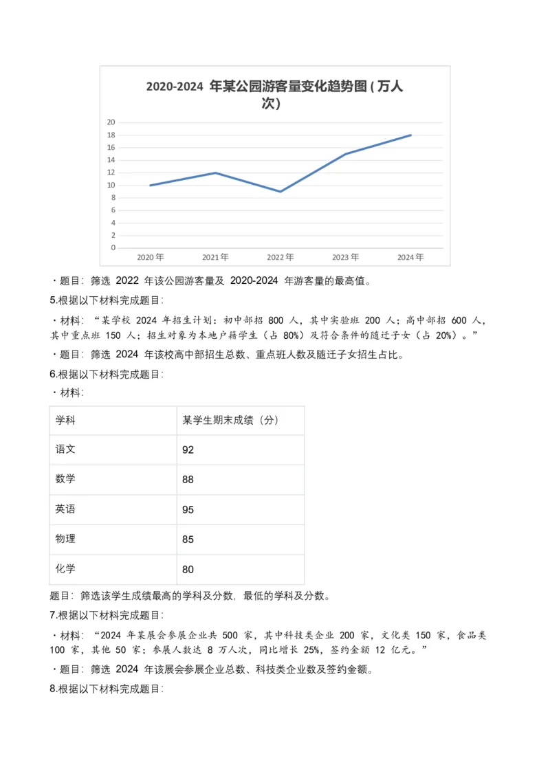 2026年全国中考语文一轮复习讲义：非连续文本（信息的筛选、辨析、概括）（全国适用）(含答案解析）_中考复习资料_语数英物化_1语文中考复习_2026年中考复习（更新中）