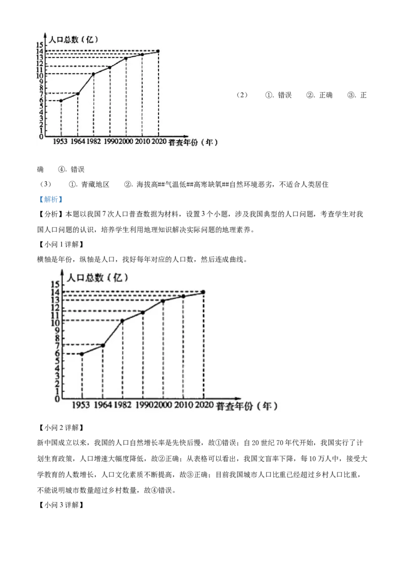 精品解析：山东省日照市2021年中考地理试题（解析版）_7地理中考复习_2025中考复习资料_中考真题（近三年）_2022年中考地理试卷104份_精品解析：山东省日照市2021年中考地理试题