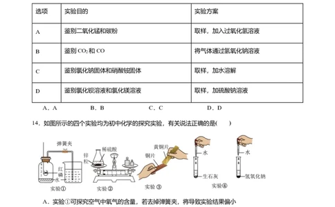 2025年广东省广州市从化区中考一模化学试卷-解析版_初中近3年全区全科一模真题_2025年广州初三一模各区全科真题卷（73份）_化学2025年广州中考一模