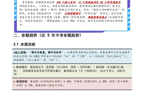 2026年全国中考语文一轮复习讲义：古诗文阅读（文言词汇）（全国适用）（含答案解析）_中考复习资料_语数英物化_1语文中考复习_2026年中考复习（更新中）